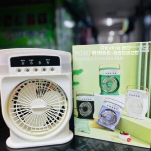 Portable Mini Mist Air Cooler With Double Battery