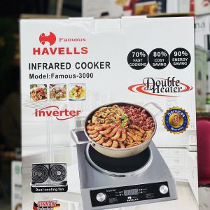 Havells 2500W Multi Pan Infrared Cooker Famous - 30000