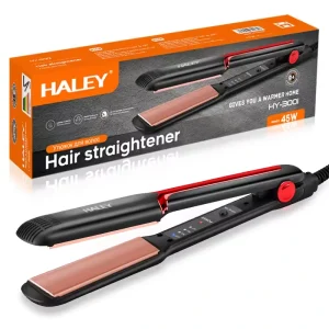 Haley Professional Hair Straightener High Quality Portable Electric Device Tourmaline Plate