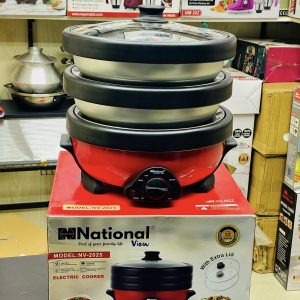 National ইলেকট্রিক রোবট কুকার ( ৩ হাড়ি) ৫.৫ লিটার ৩ ডাকনা