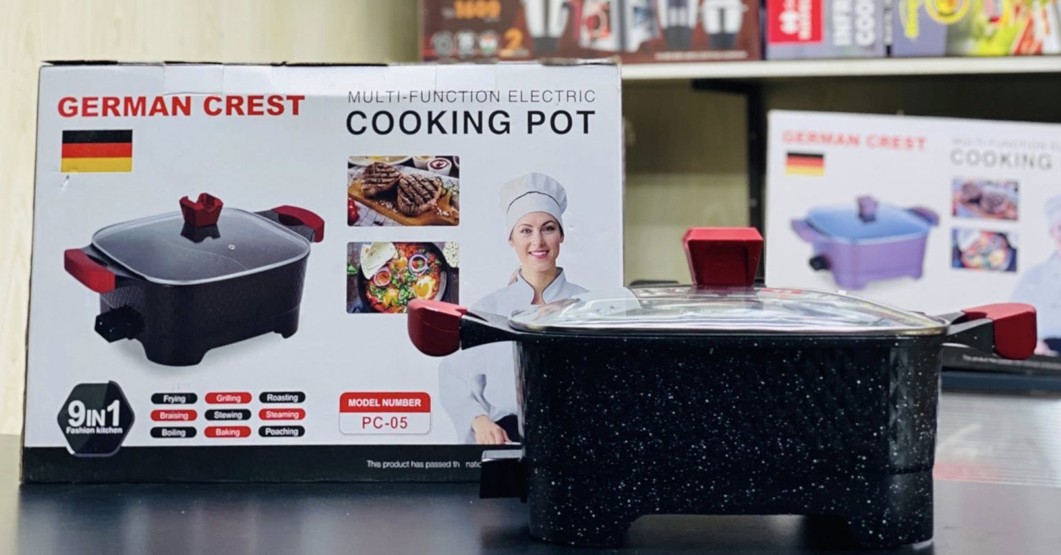 German Crest Multifunction Electric Cooking Pot –10 Liter Capacity ...