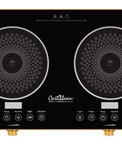 Caribbean Double Burner Infrared Stove (2000+2000) Watt- Touch Control / Inverter Technology