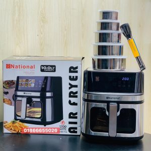National Osaka Japani Air Fryer + Oven – 10 Litre (Cooking Set + Chimta Free)
