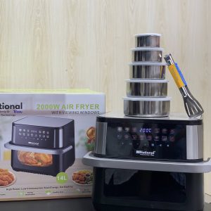 National Osaka Japani Air Fryer + Oven – 14 Litre (Cooking Set + Chimta Free)